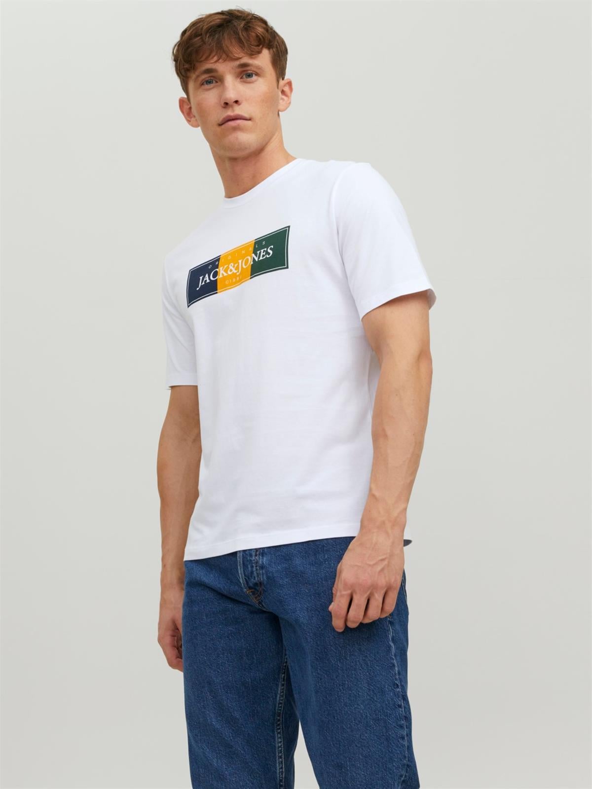 Jack&Jones Jorcodyy Tee Ss Crew Neck Sn Erkek T-Shirt 12228542