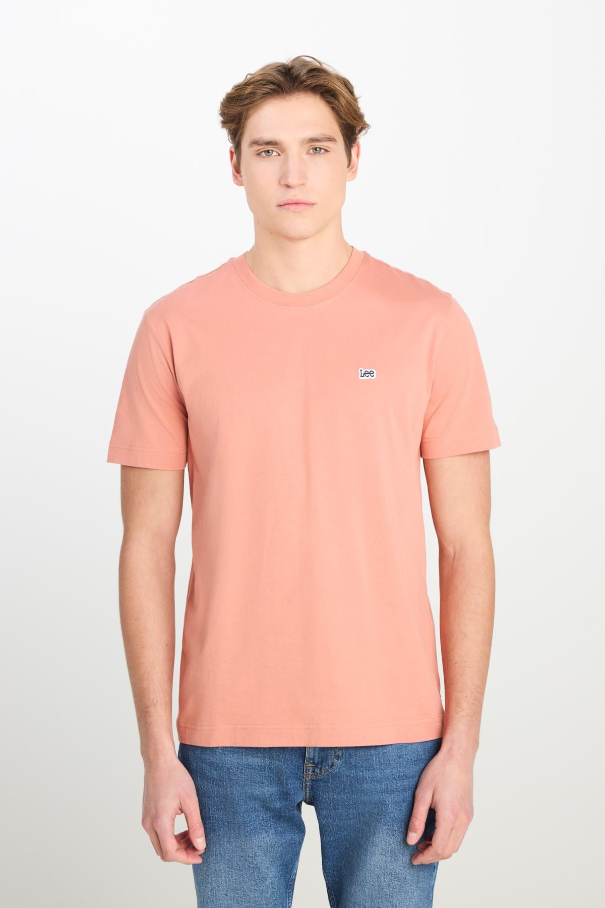 Lee Regular Fit Patch Logo Erkek T-shirt