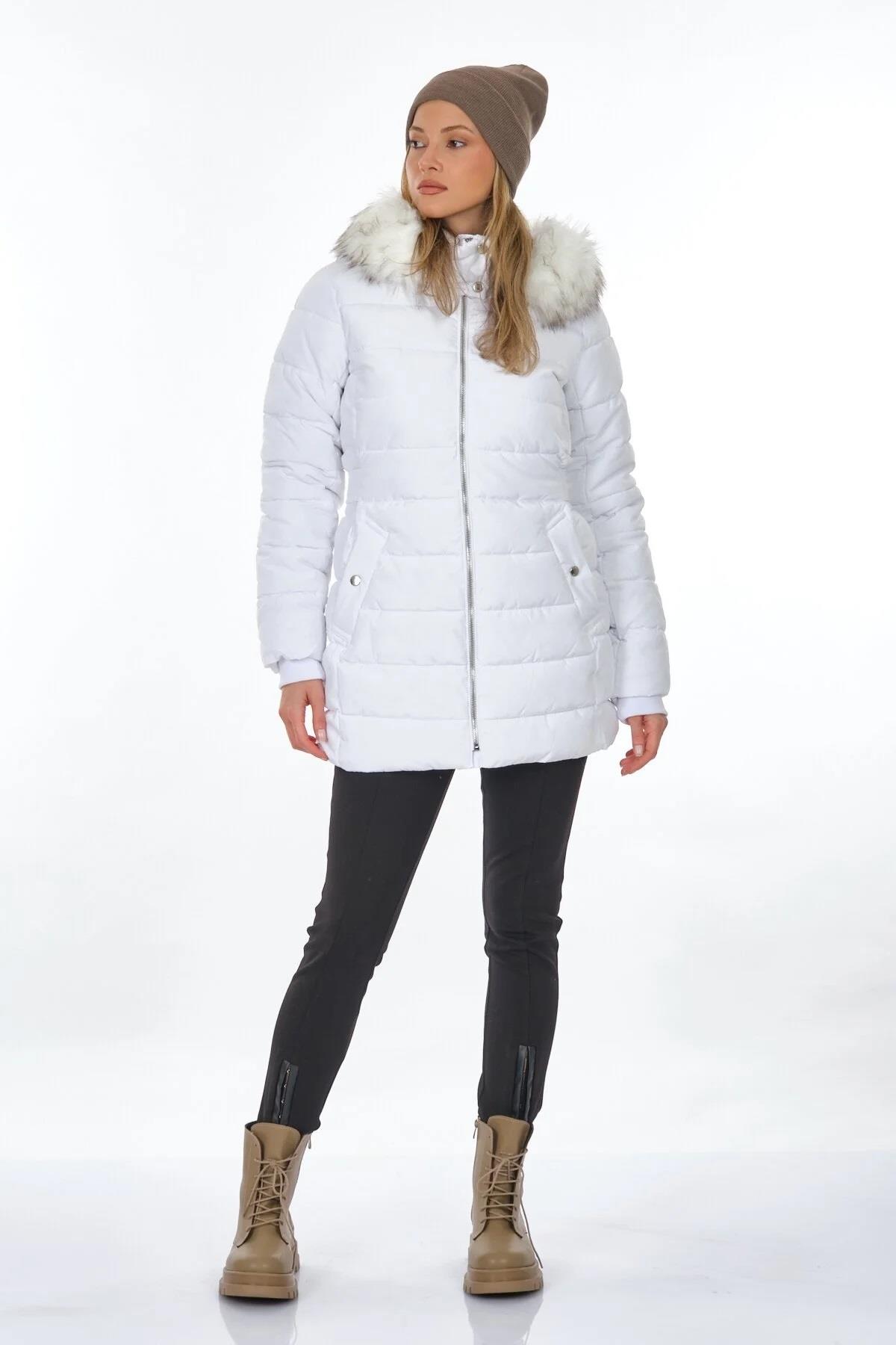 Only Onlnewcamılla Quılt Fur Hood Coat Cc Otw Kadın Mont 15304765