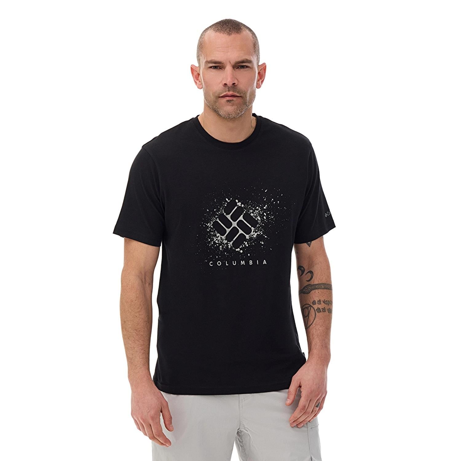 Columbia  Csc M Splatter Gem Ss Tee Erkek Kısa Kollu T-Shirt