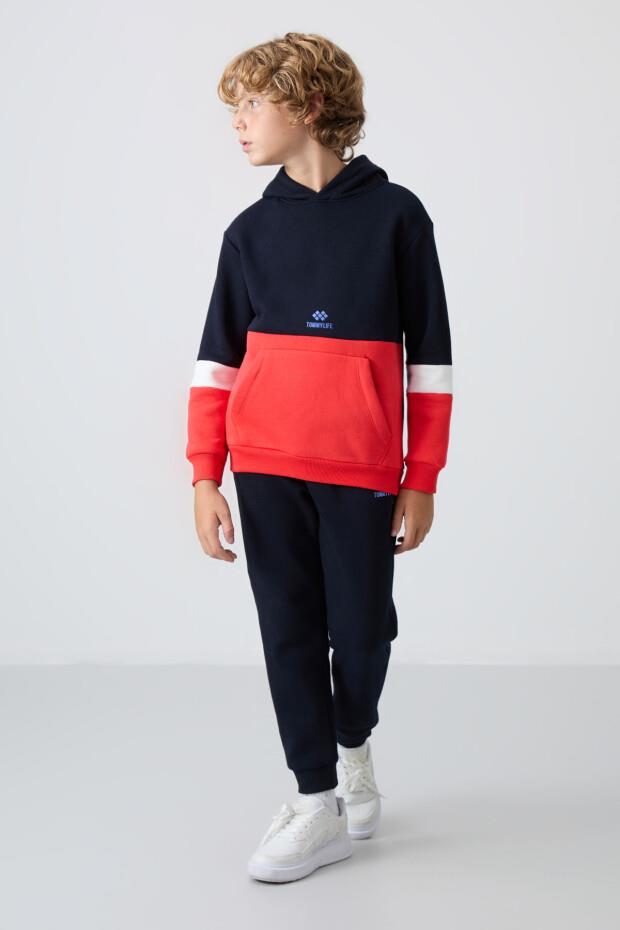 Tommy Life Erkek Çocuk Tam Fermuarlı Jogger Eşofman Takımı