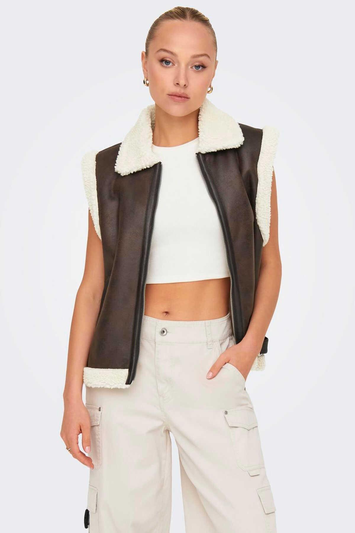 Only Onlbetty Bonded Waıstcoat Kadın Yelek