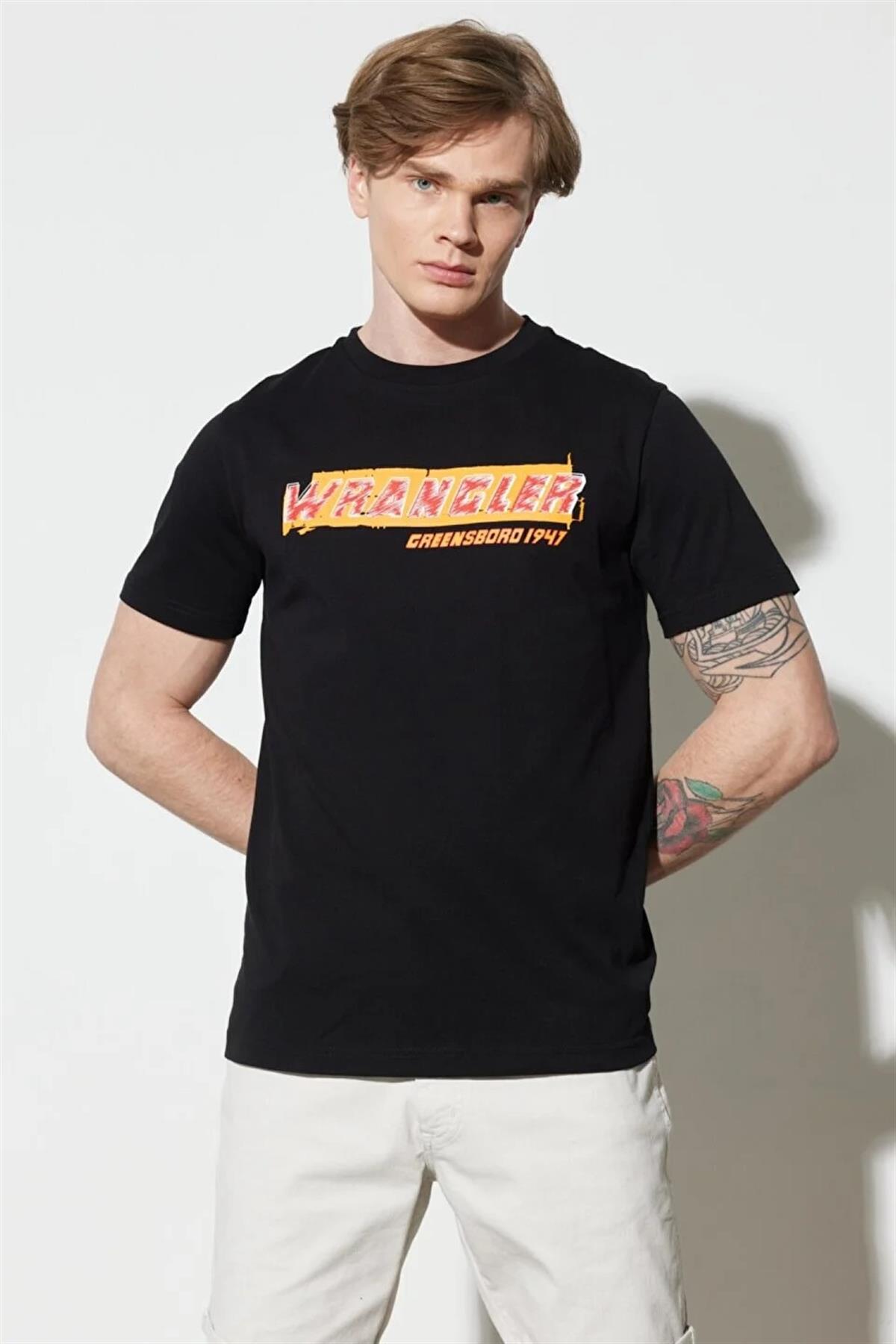 Wrangler Bisiklet Yaka T-shirt W231257001
