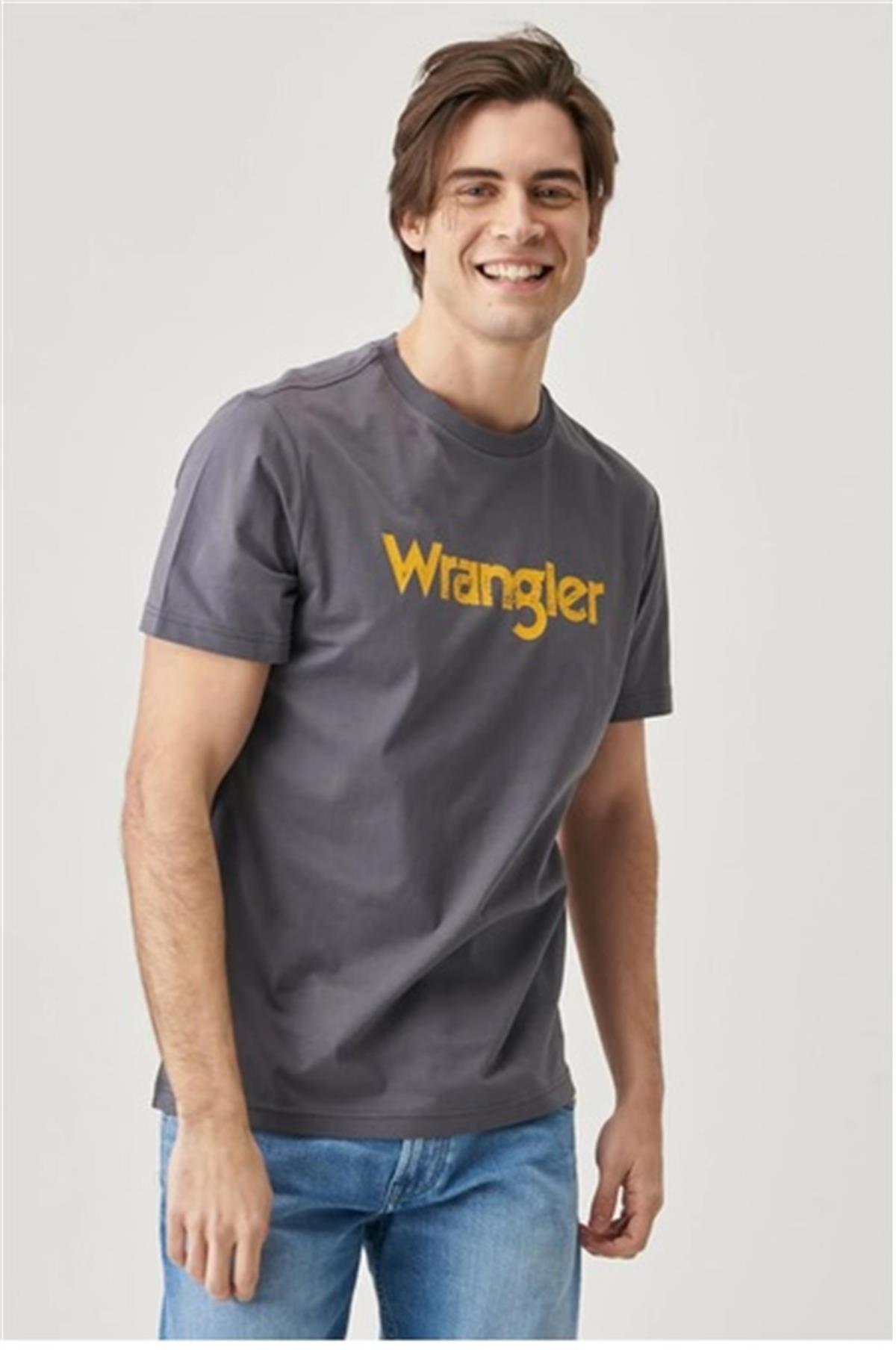Wrangler Lightweight SS Logo Crew Neck Bisiklet Yaka T-shirt W211922003