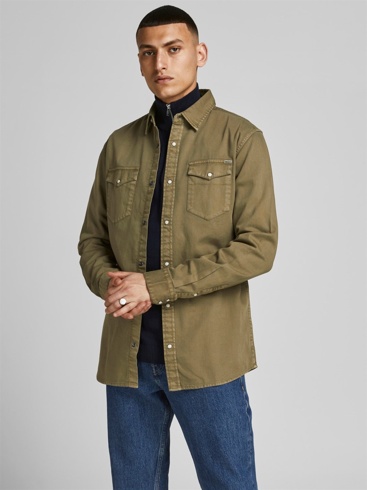 Jack&Jones Jjesheridan L/S Noos Erkek Gömlek-12138115