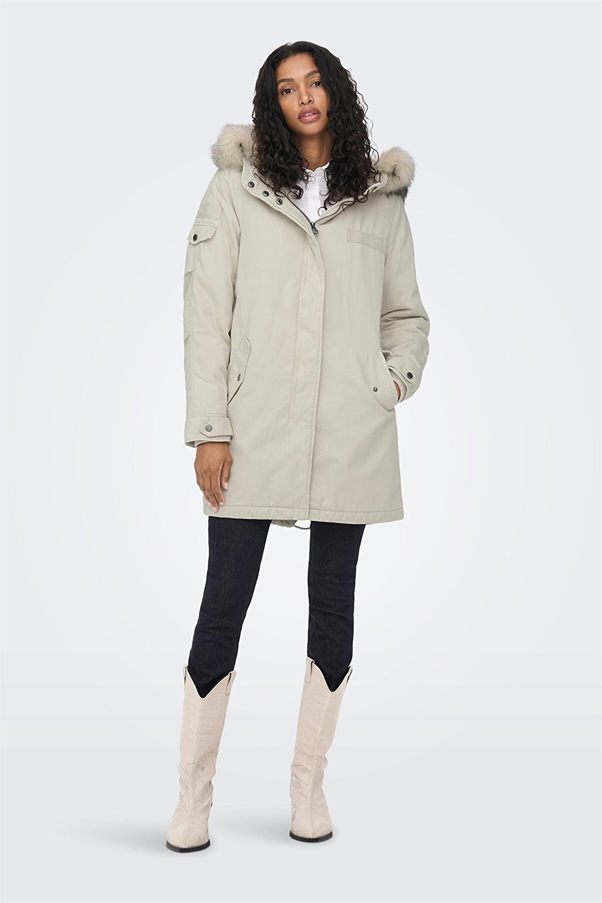 Only  Fur Canvas Kadın Parka 15207691