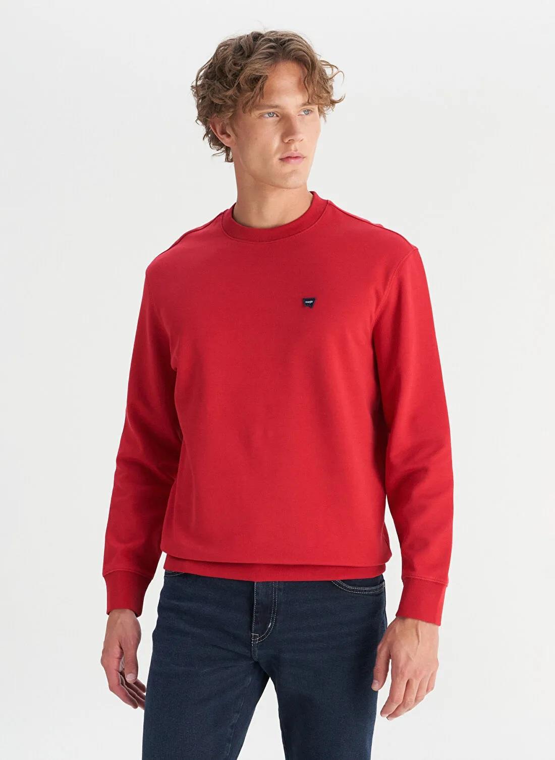 Wrangler Erkek Patch Logo Erkek Sweatshirt  W2520255A47