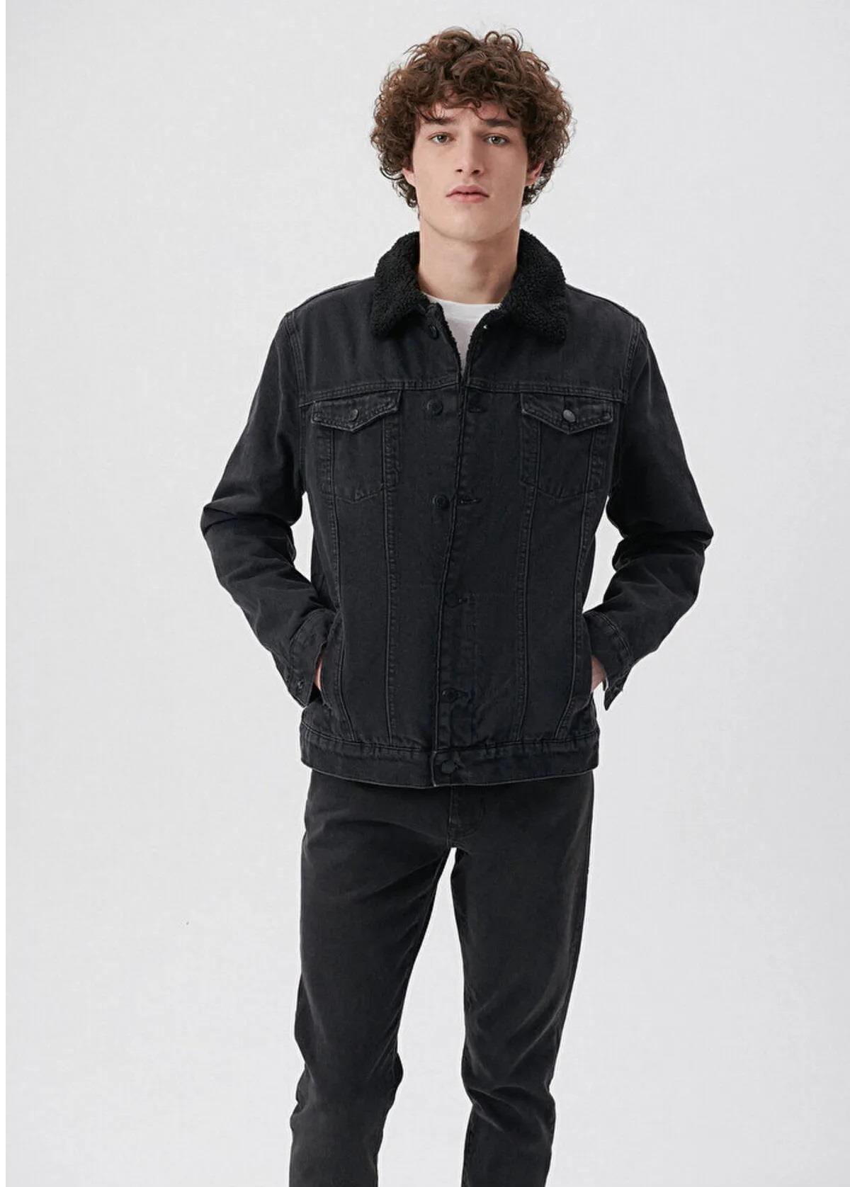 Mavi Frank Smoke 90's Sherpa Erkek Mont 0115234990