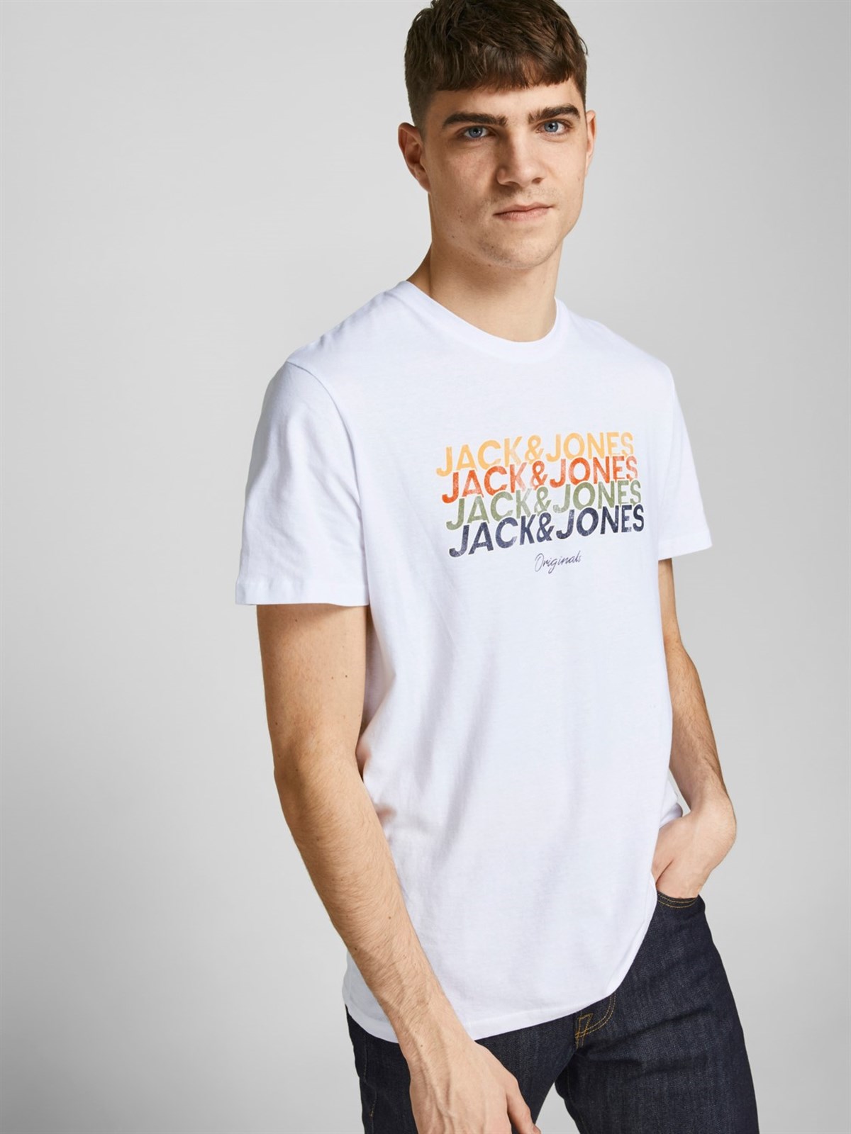 Jack&Jones Jorbrady Tee Ss Crew Neck Erkek T-Shirt 12205503