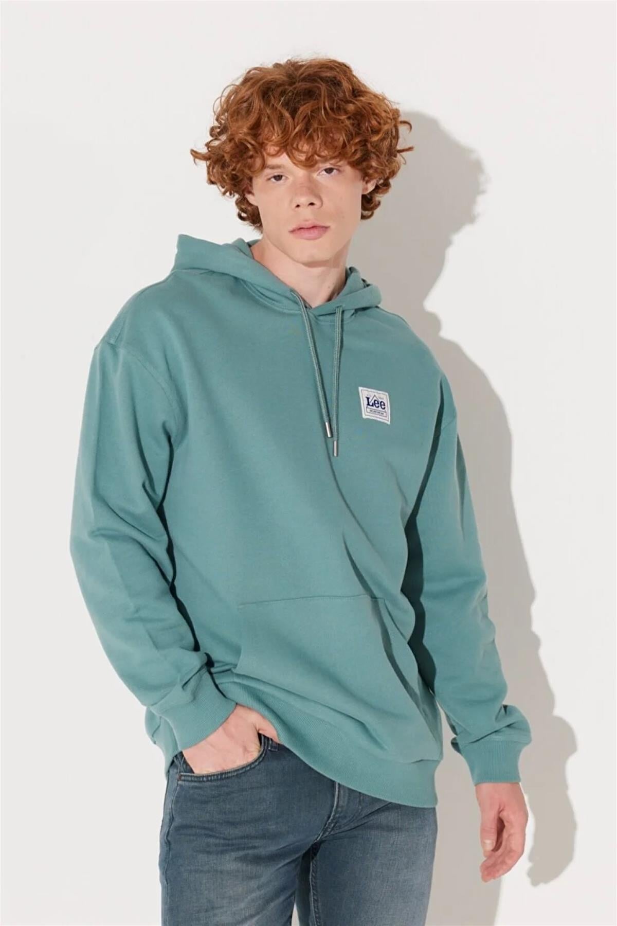 Lee Kapüşonlu Erkek Sweatshirt LM02RJ405