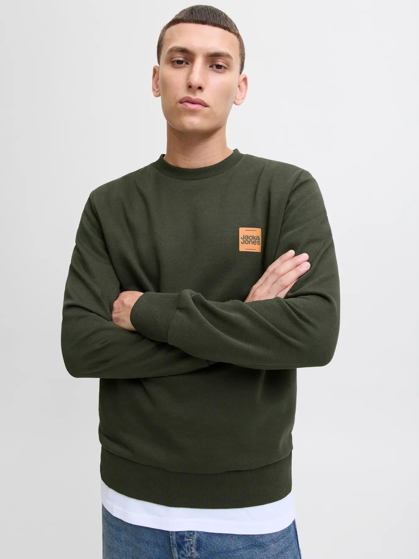 Jack&Jones Jjbrandy  Ln Erkek Sweatshirt 12279256