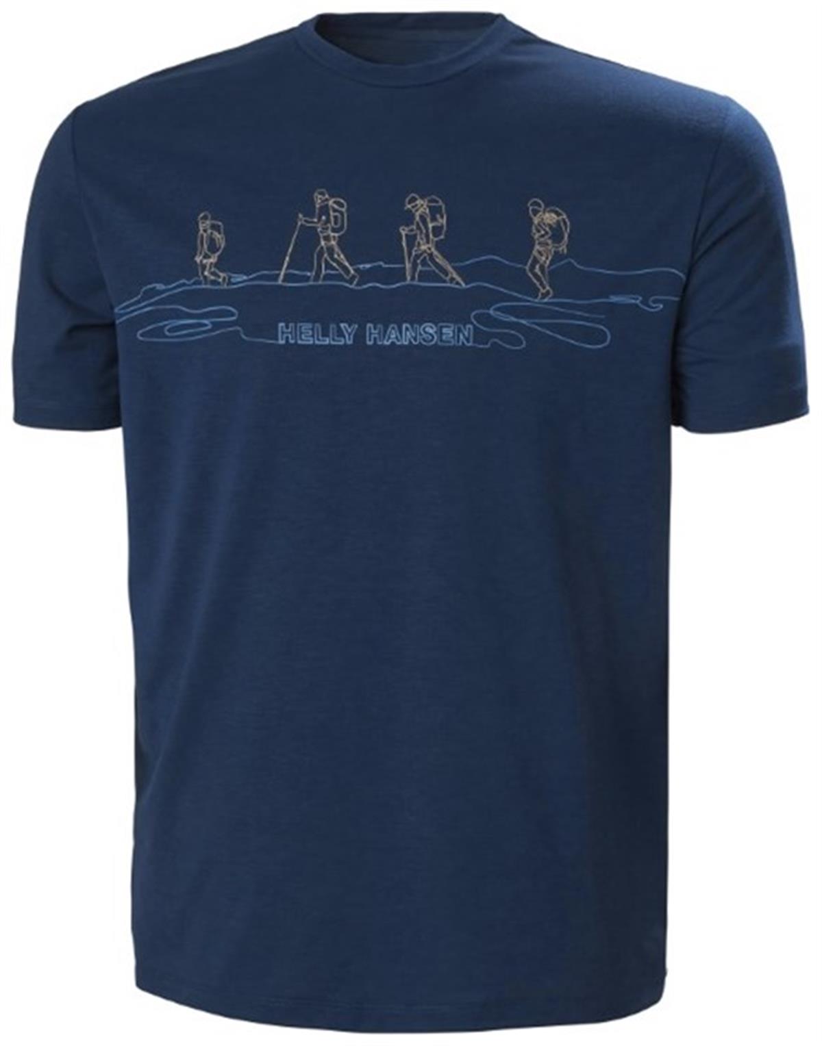Helly Hansen Skog Recycled Graphıc  Erkek T-Shirt Hha.63082 Hha.584