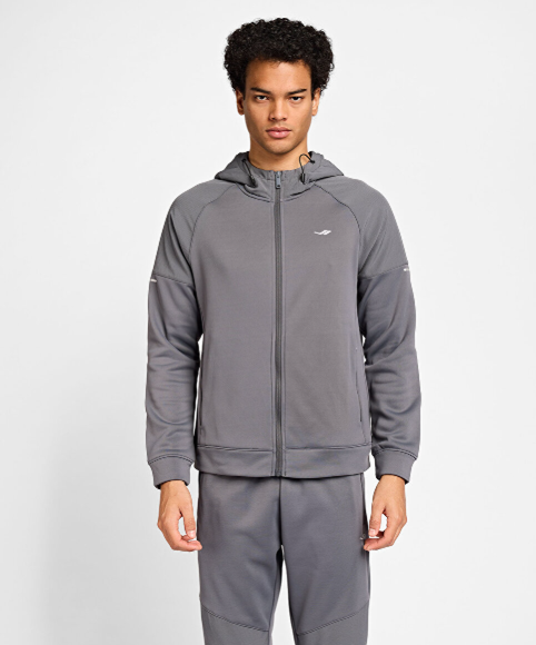 Lescon 24N-1117 Fermuarlı Kapşonlu Üst Sweatshirt Erkek