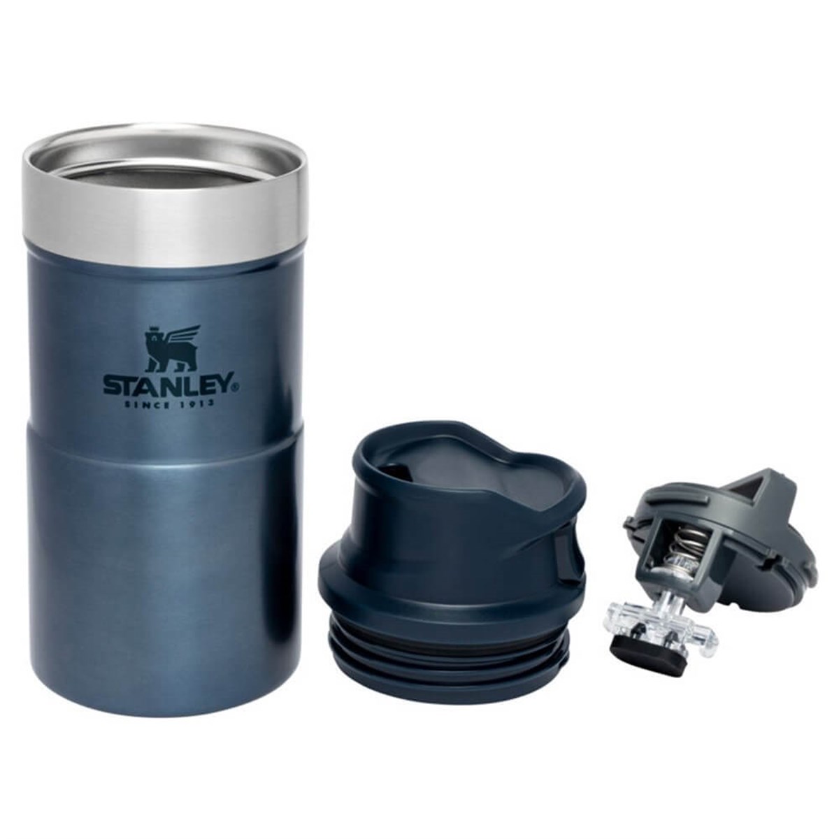 Stanley İnce Gövde Klasik Trigger-Action Termos Bardak Lacivert 0.25 LT