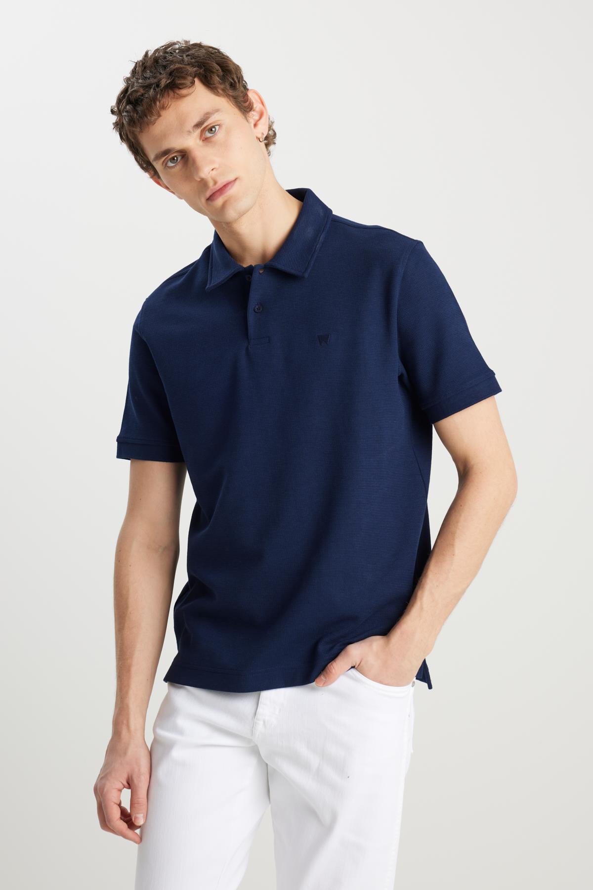 Wrangler Erkek Regular Fit Polo Erkek T-shirt