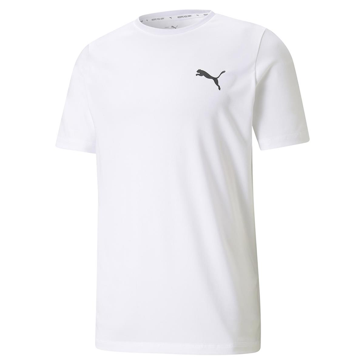 Puma Actıve Small Logo Tee White Erkek T-Shirt 58672502