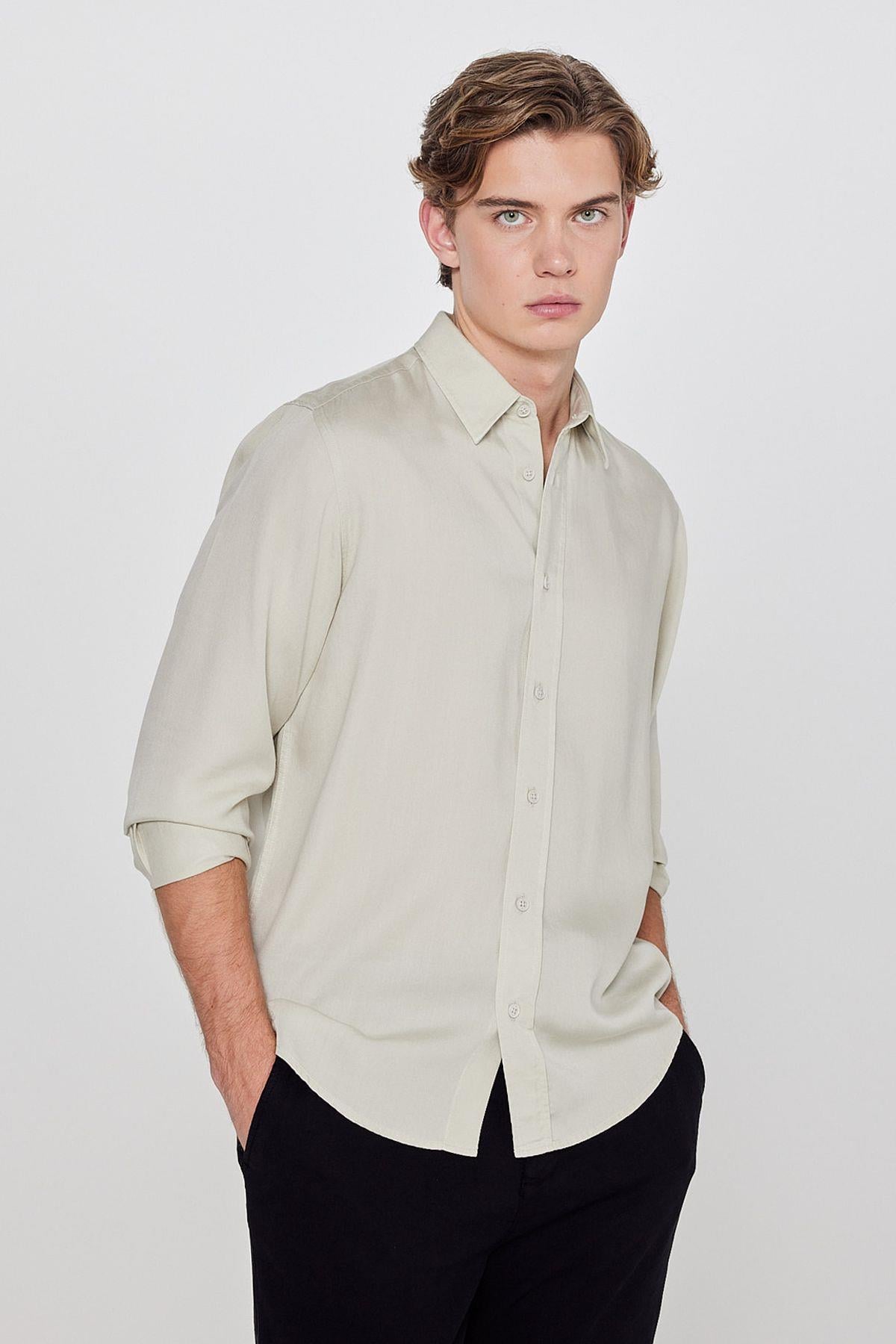 Lee Tencel Regular Fit Gömlek L2610084299