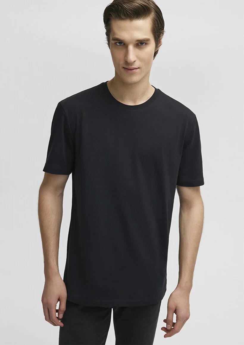 Mavi Basıc Bisiklet Yaka  Siyah Erkek T-Shirt 0610251-900