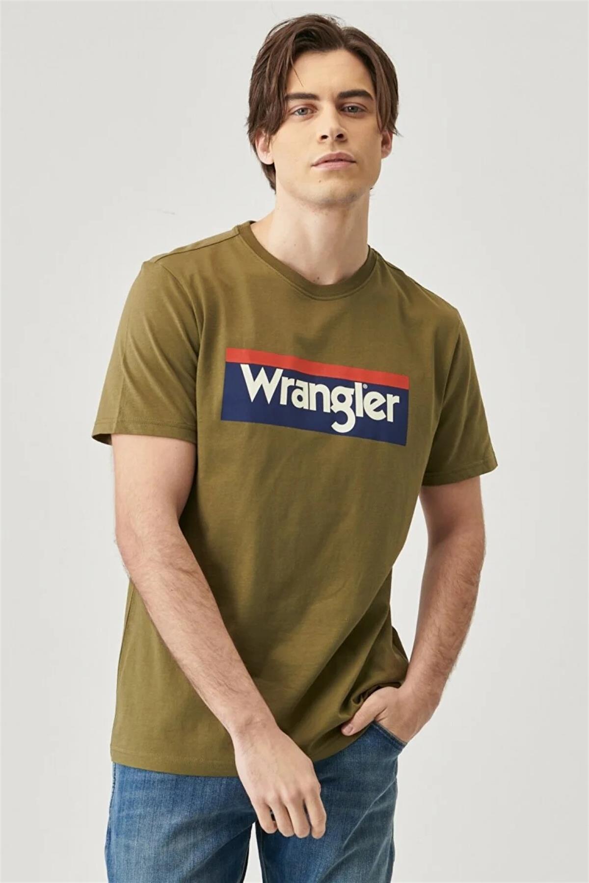 Wrangler Lightweight SS 3Color Logo Crew Neck Bisiklet Yaka T-shirt W7H4D3X45