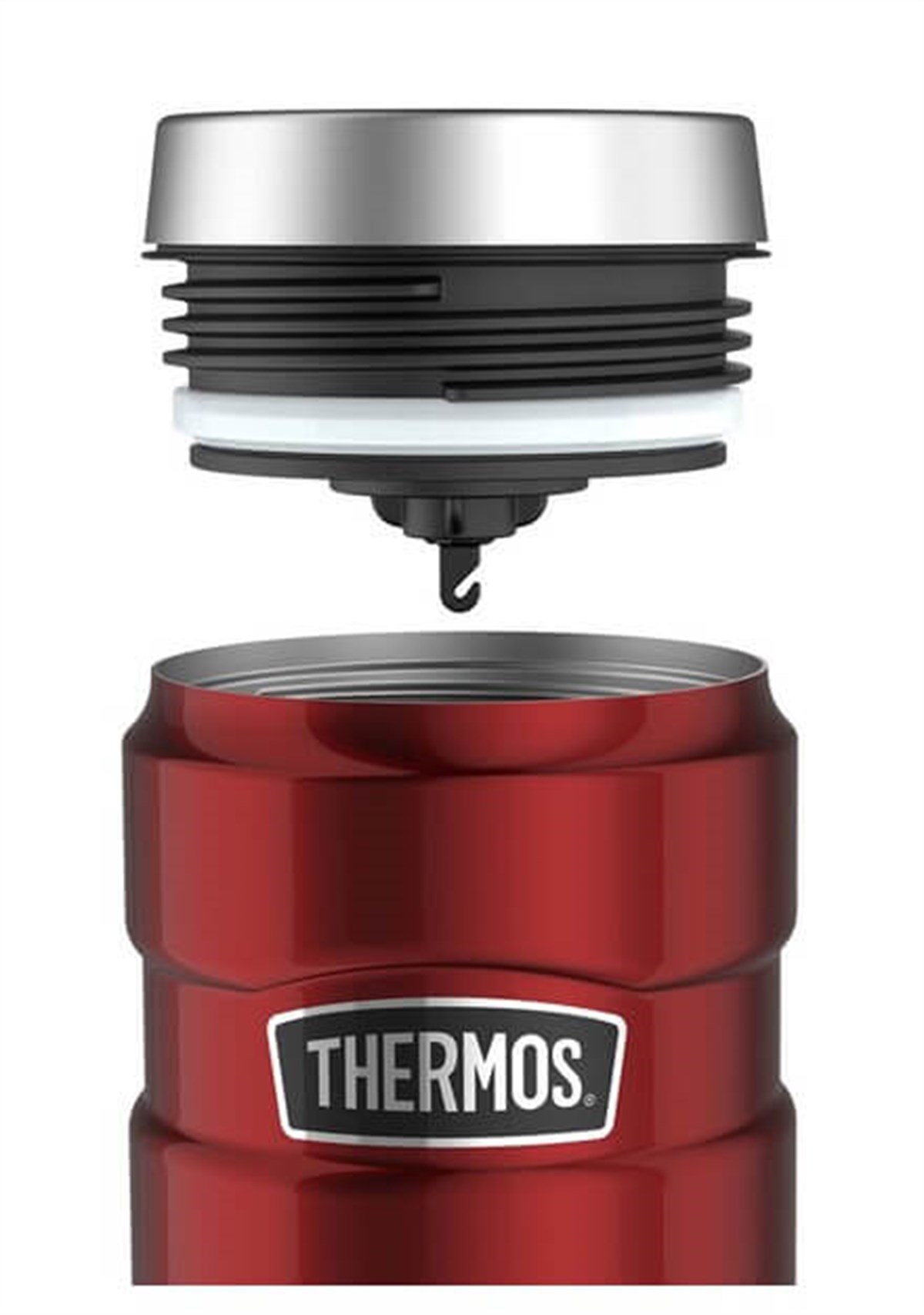 Thermos SK 1005 Çelik Mug Termos 470ml. Kırmızı 192448-AK