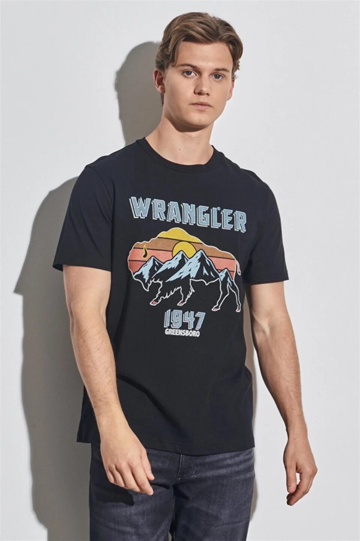Wrangler Bisiklet Yaka T-shirt W231254001