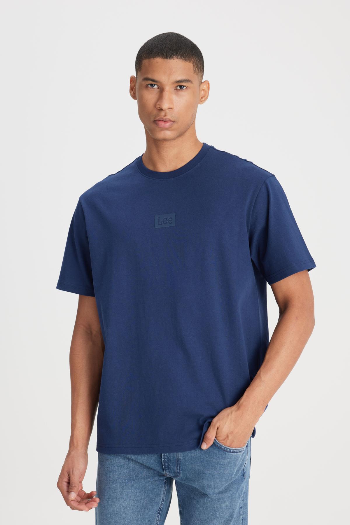Lee Bisiklet Yaka Erkek T-shirt