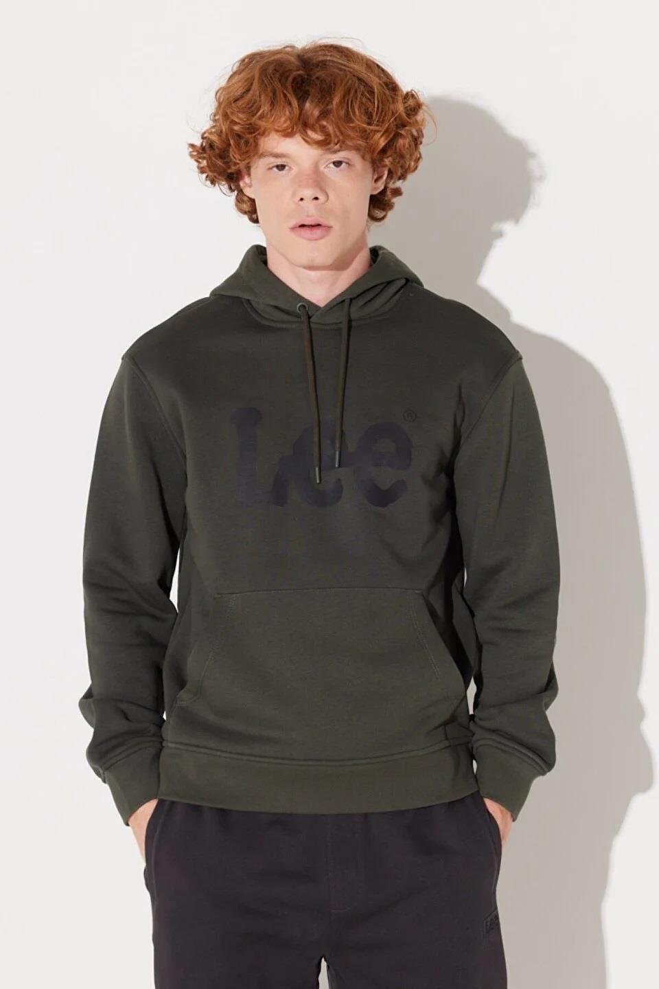 Lee Kapüşonlu Erkek Sweatshirt L212021308