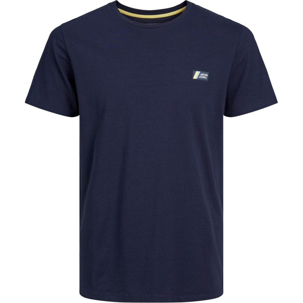 Jack&Jones Jcojake Badge Tee Ss Crew Neck Erkek T-Shirt 12208432