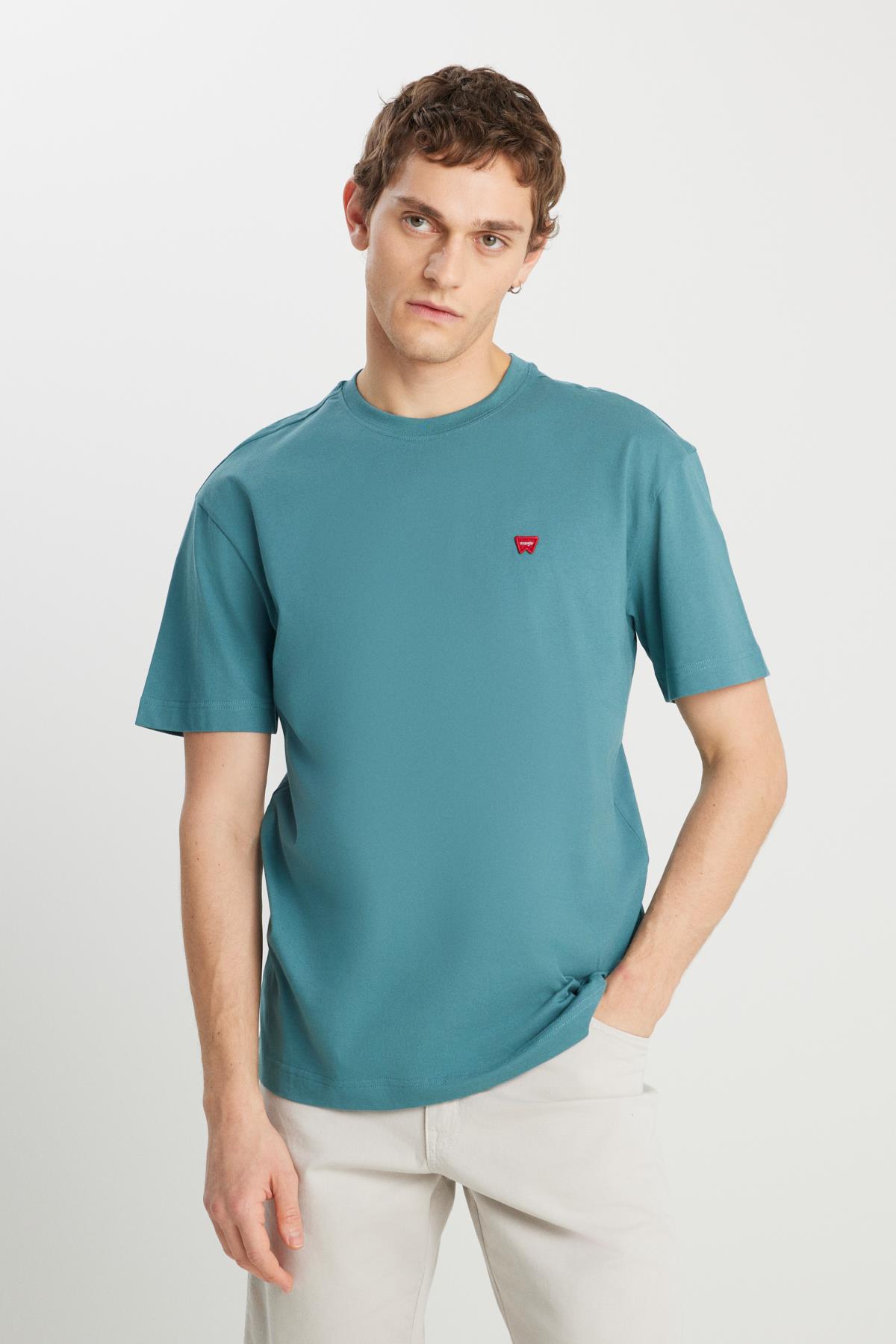 Wrangler Relaxed Fit Small Logo Erkek T-shirt