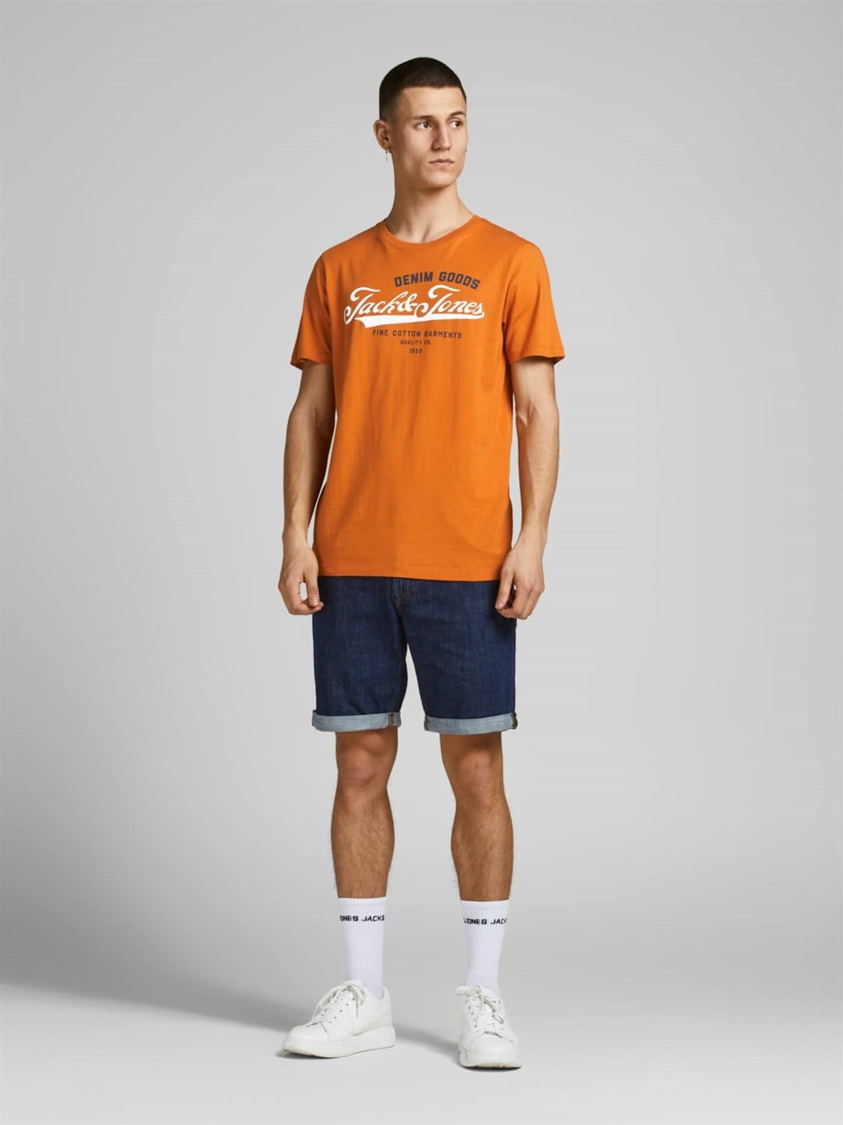 Jack&Jones  Jjelogo Tee Ss O-Neck 2 Col  Erkek T-Shirt-12180867
