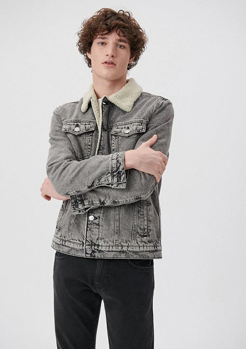 Mavi Frank Smoke Sherpa Erkek Mont 0115285836