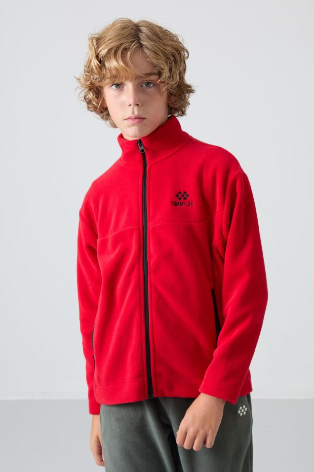 Tommy Life Erkek Çocuk  Dik Yaka Polar Sweatshirt