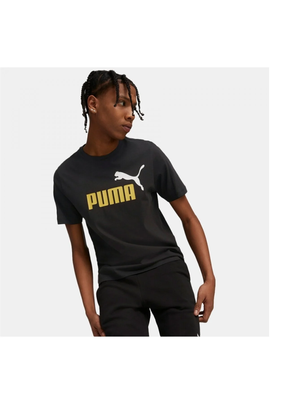 Puma ESS+ 2 Col Logo Tee Erkek T-shirt 58675991