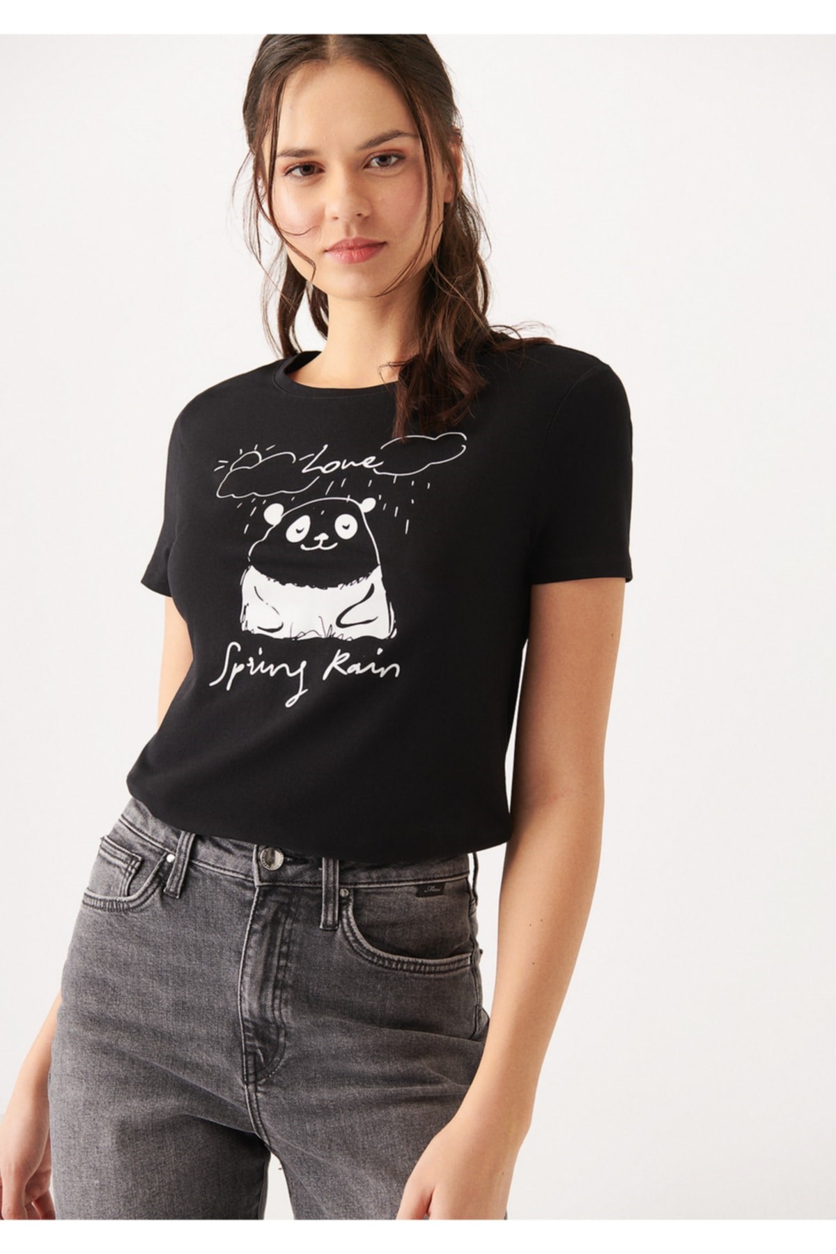 Mavi Good Baskılı Kadın Beyaz T-Shirt 1610075-620