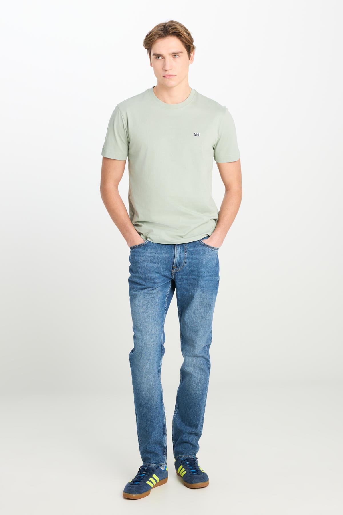 Lee Regular Fit Patch Logo Erkek T-shirt