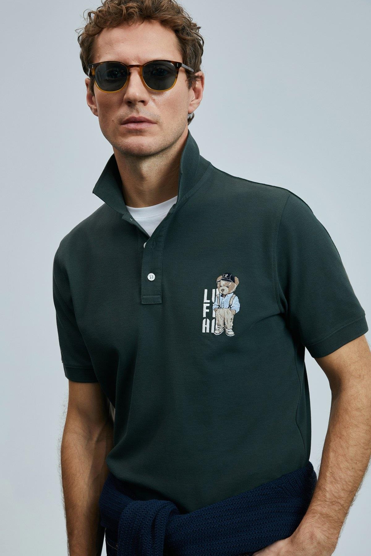 Lufian Best Erkek Polo Yaka T-shirt