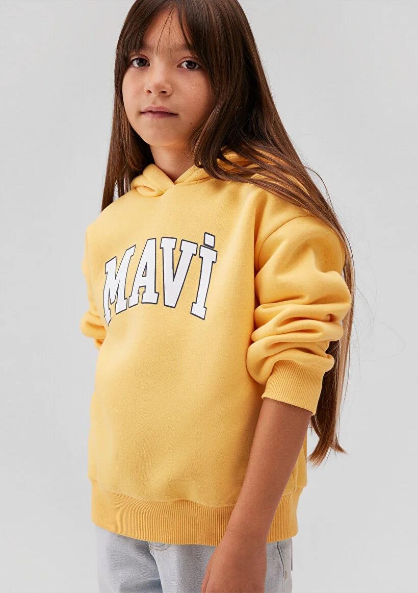 Mavi Logo Çocuk Uzun Kollu Sweatshirt
