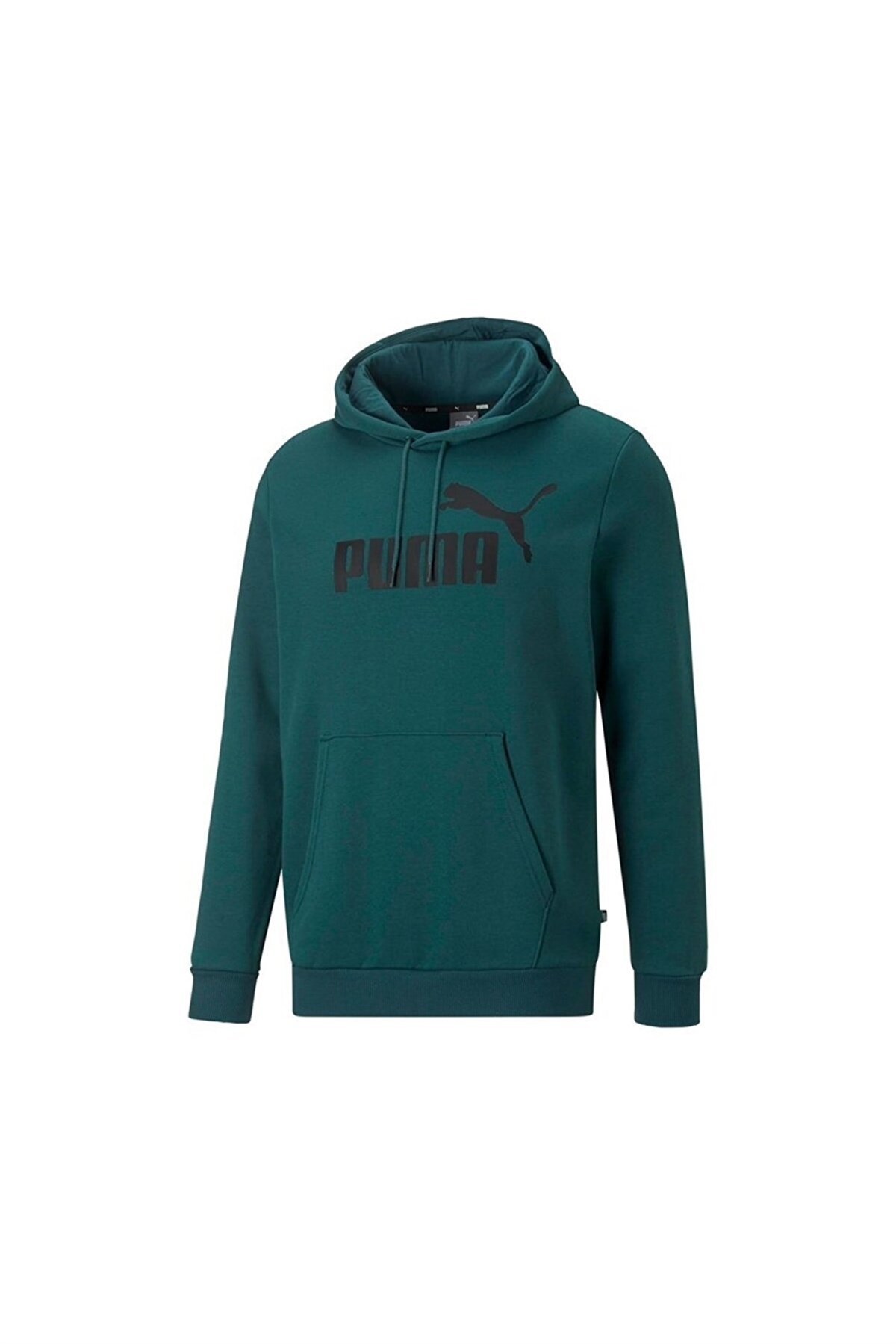 Puma Ess Big Logo Hoodie Fl (S) Varsity Green Erkek Sweatshırt 58668720