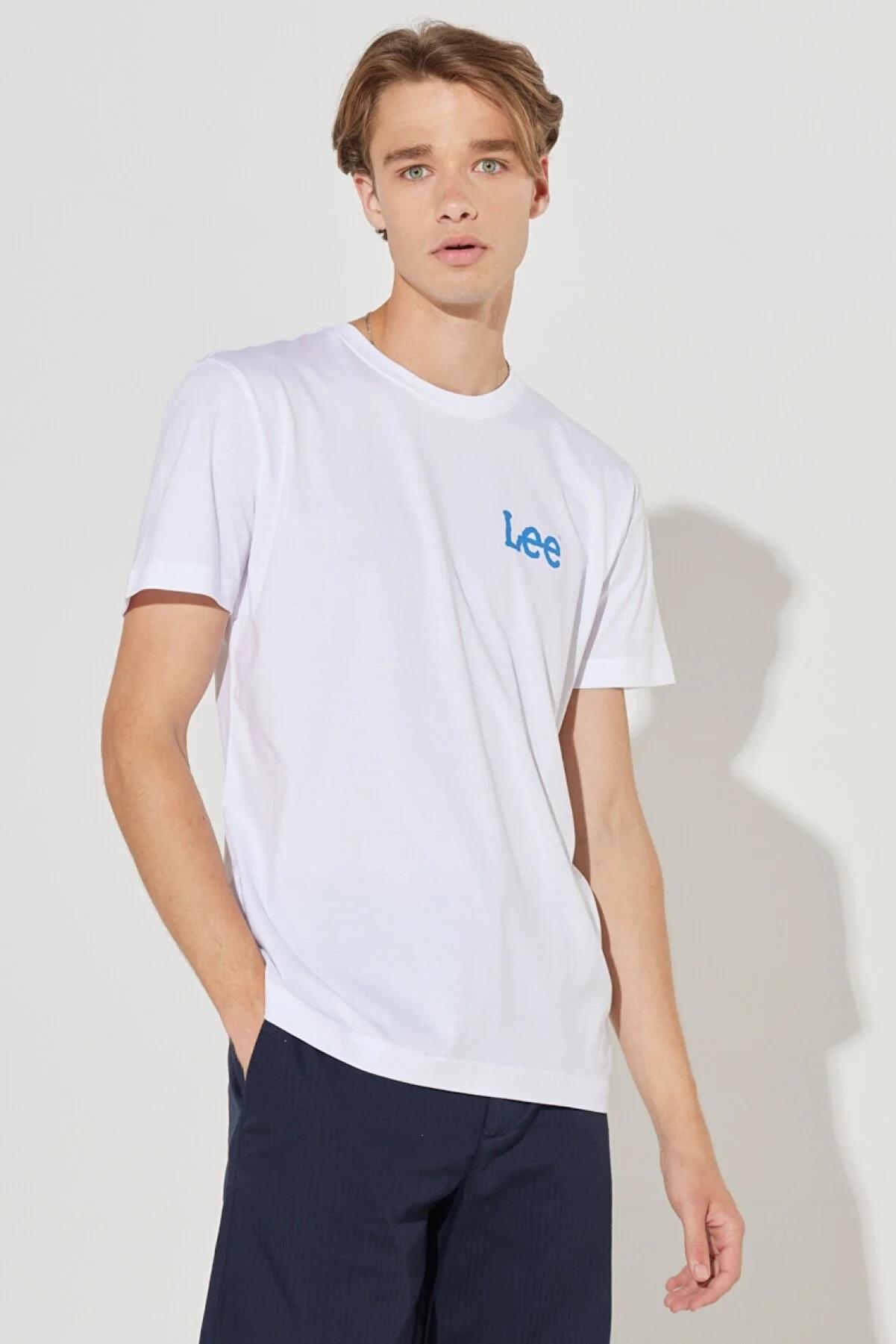 Lee Bisiklet Yaka T-shirt LL04FQ001