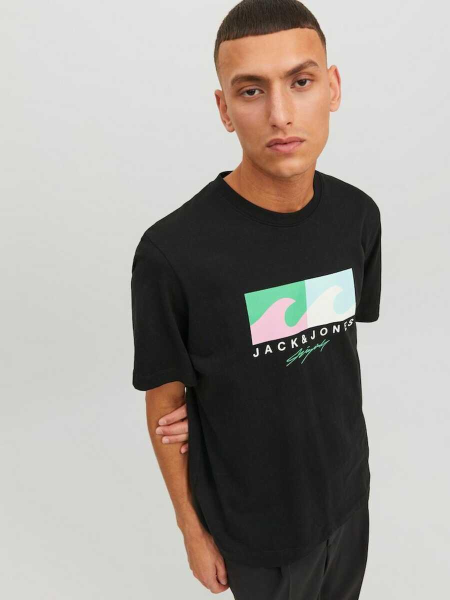 Jack&Jones Jortulum Logo Tee Ss Crew Neck Ln Erkek T-Shirt 12234214