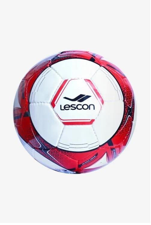 Lescon  Beyaz Kırmızı Futbol Topu 5 Numara LA-3532