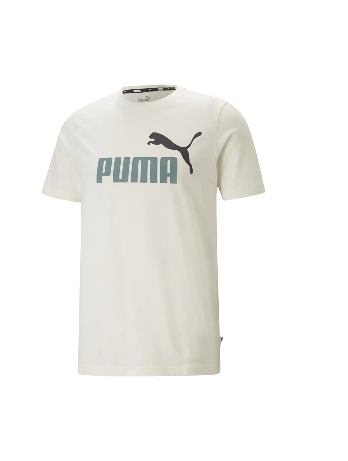Puma ESS+ 2 Col Logo Tee Pristine Erkek T-shirt 58675965