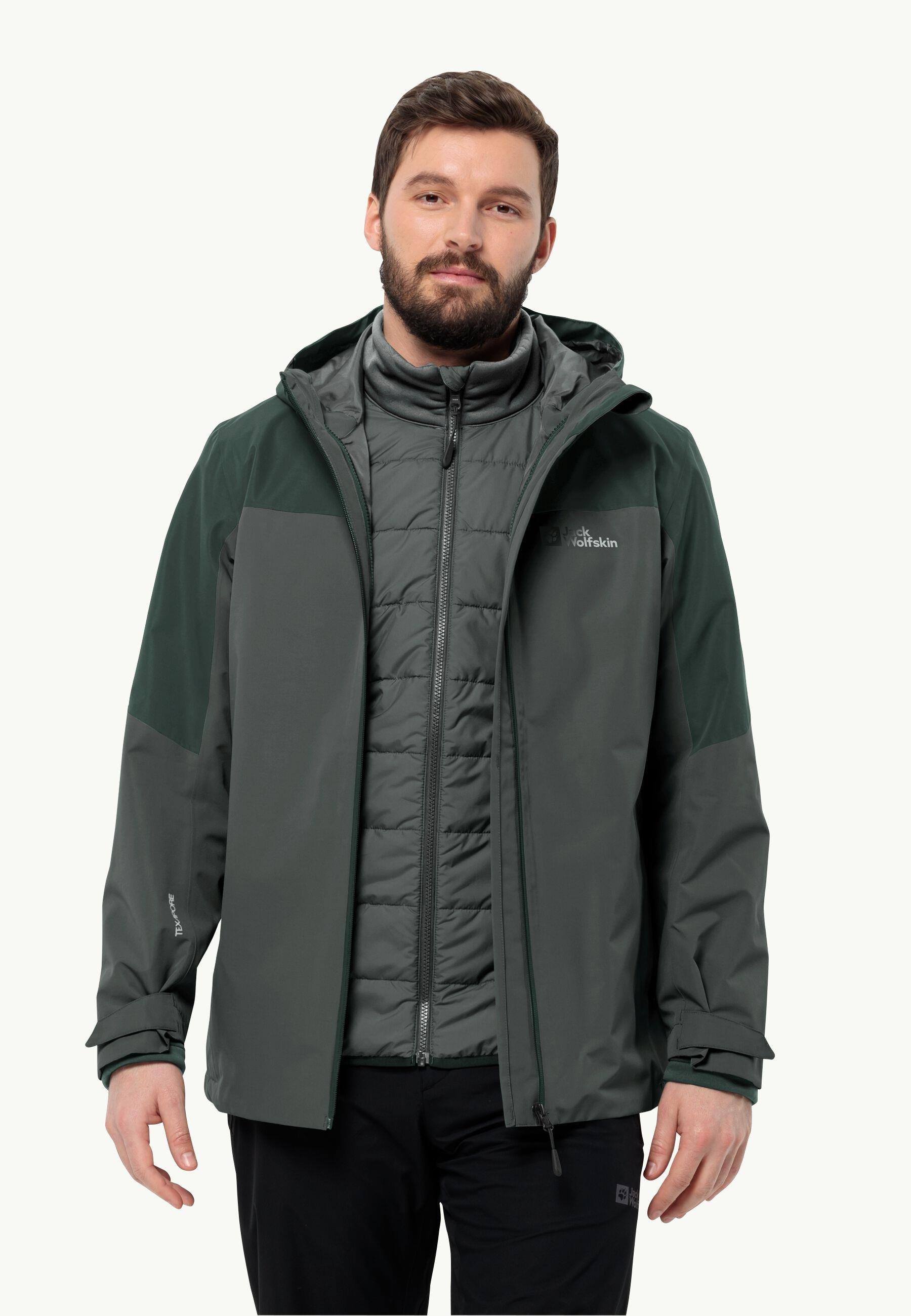 Jack Wolfskin Glaabach 3In1 Jkt M Erkek Outdoor Mont