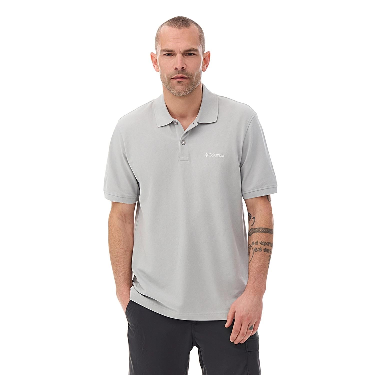 Columbia  M Cascade Range Solıd Erkek Kısa Kollu Polo T-Shirt