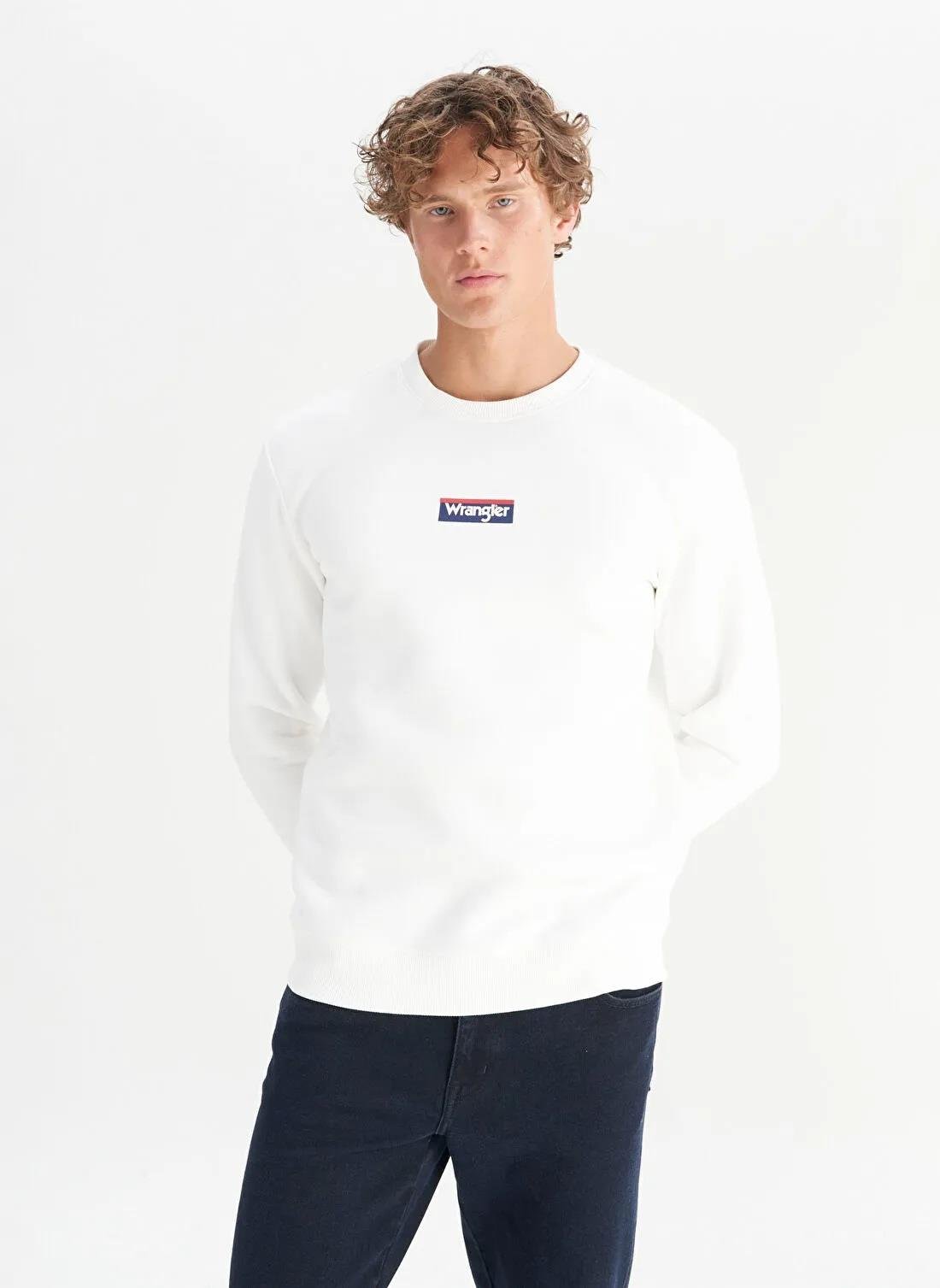 Wrangler Erkek Mid Logo Sweatshirt W2520133102