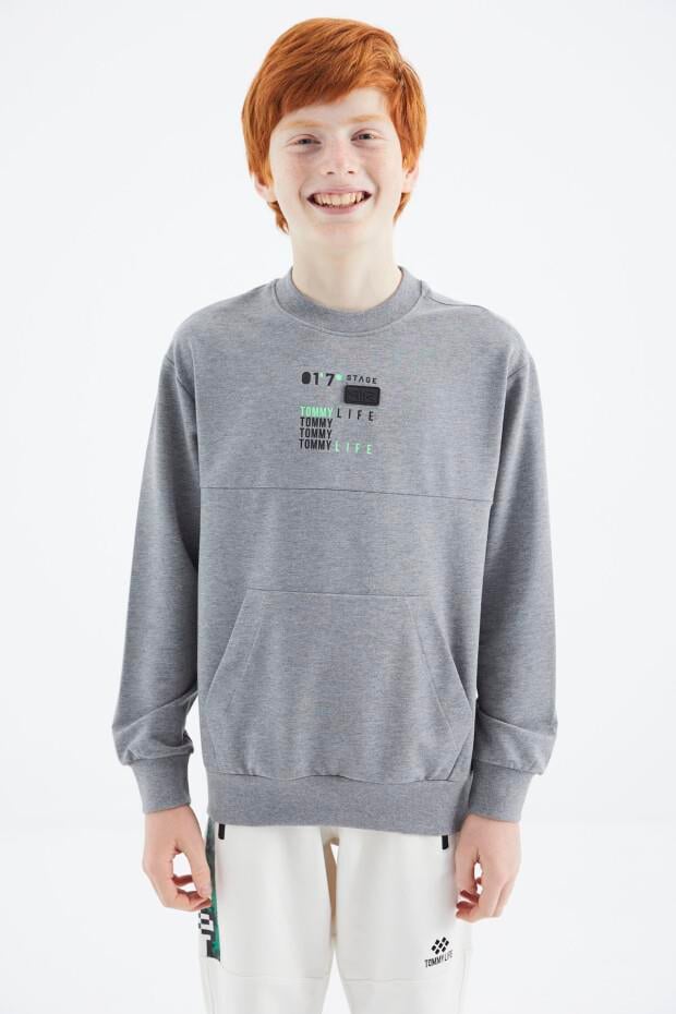 Tommy Life çocuk O Yaka Uzun Kol T-shirt