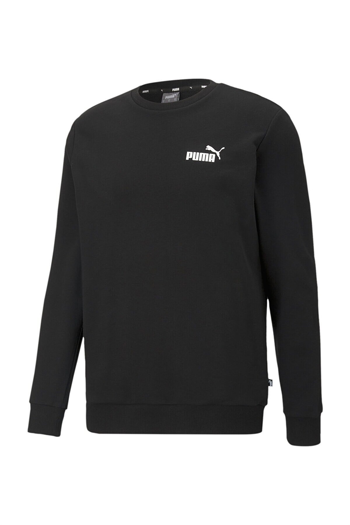 Puma Ess Small Logo Crew  Puma Black Erkek Sweatshırt 58668401