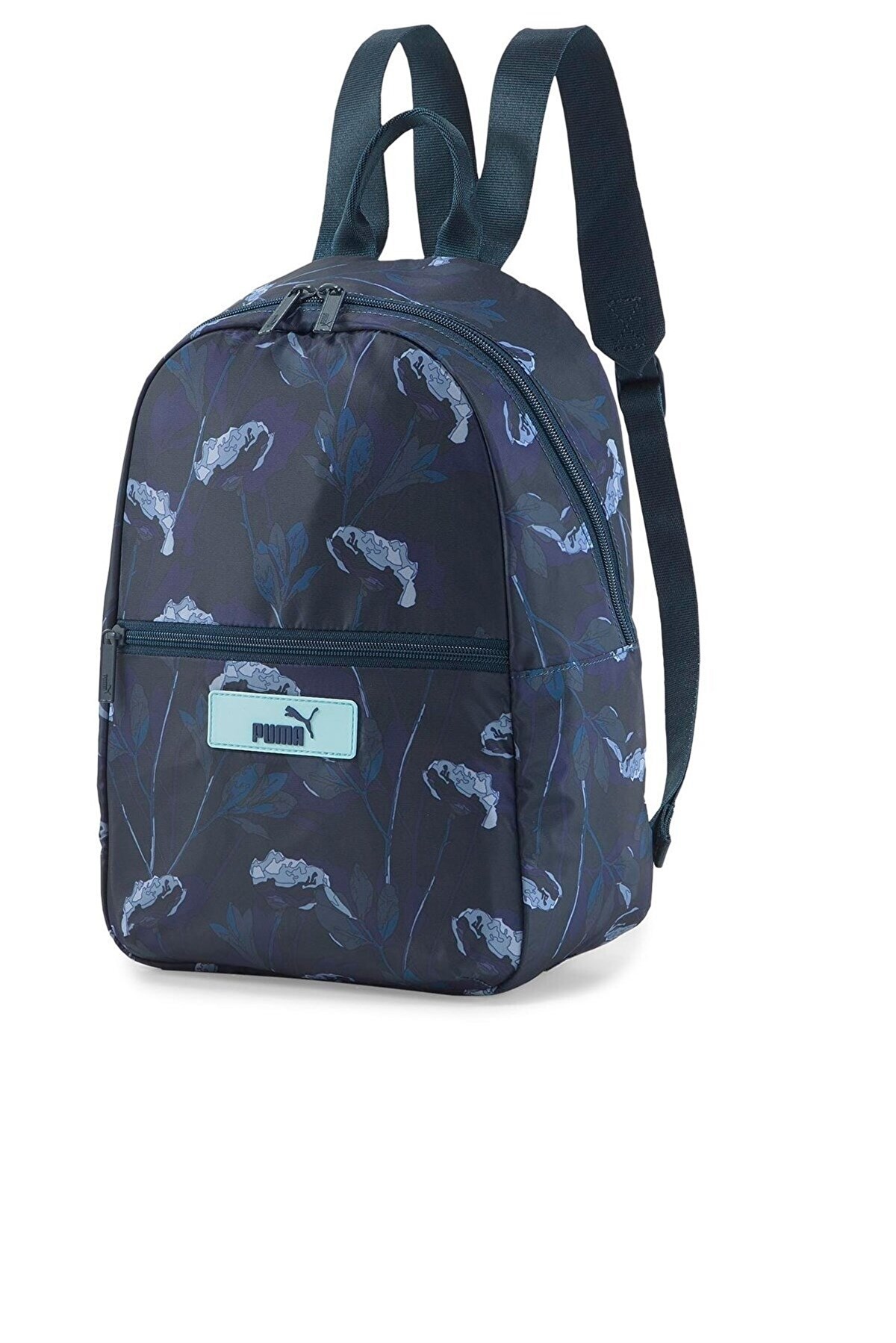 Puma Core Pop Backpack Puma Black-Floral Aop Unısex Sırt Cantası 07914502