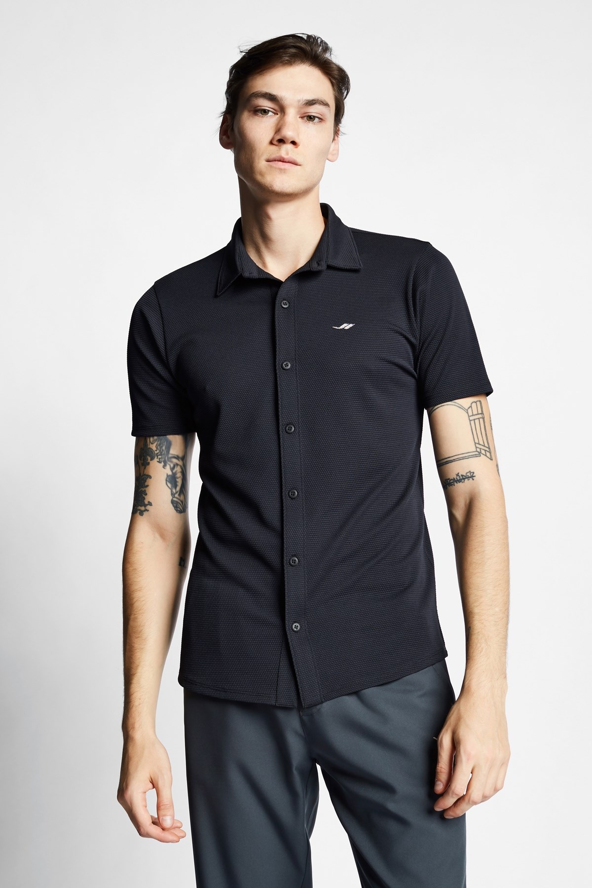 Lescon  Kısa Kol Erkek Gömlek 23S-1207-23B