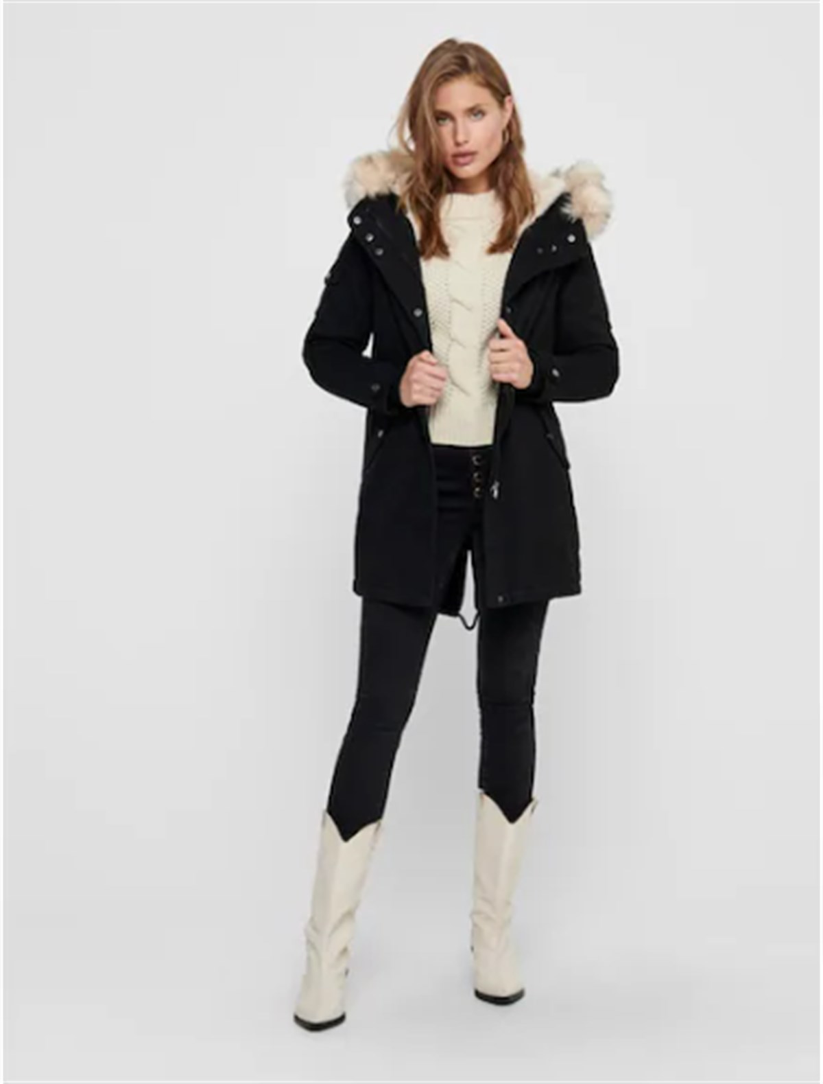 Only  Fur Canvas Kadın Parka 15207691